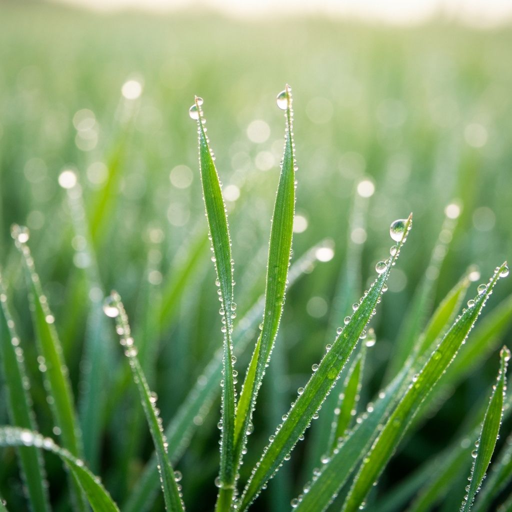 Jutranja rosa na travi